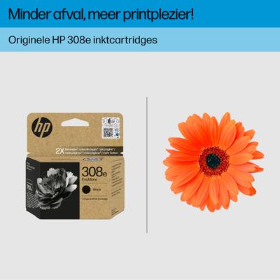 Originele inktcartridge HP SERIES 6110, 6120, 6130, 6520, 6530 - Nº 308E Zwart (1 Stuks)
