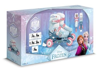 2-in-1 inline skates - Frozen - Meisjes - Blauw - Maat 27-30
