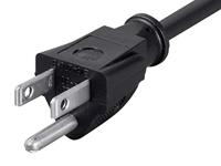 Monoprice 105296 1-voet 16AWG Power Extension Cord kabel, zwart door Monoprice Electronics - thumbnail