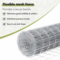 VidaXL Hek met paal zilver 1,6 x 10 m staal en pvc - thumbnail