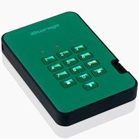 iStorage diskAshur2 SSD 256GB Secure Portable Solid State Drive Password protected Dust/Water Resistant Hardware encryption - thumbnail