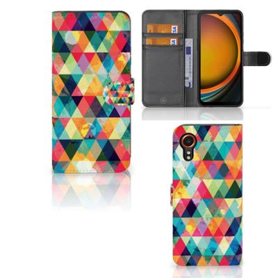 Samsung Galaxy Xcover 7 | Telefoon Hoesje | Geruit Samsung Galaxy Xcover 7 | Telefoon Hoesje | Geruit