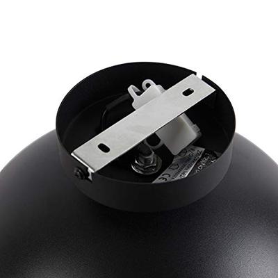 QAZQA Industriële plafondlamp zwart met goud 28 cm - Magnax