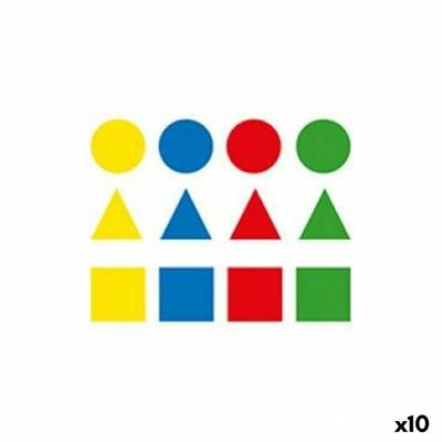 Stickers Apli Gomets Multicolour Geometrisch 12 Lakens (10 Stuks)