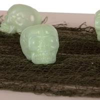 Table Runner Happy Halloween met 4 Skulls (75x180cm) - thumbnail