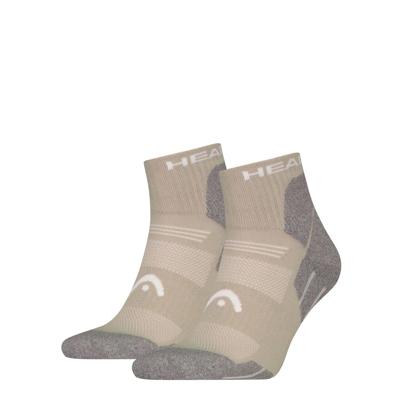 HEAD Wandelsokken All Climates Hiking Quarter 2-pack Taupe-43/46