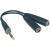 Klotz AYB-1 Y-adapter 1x jack male - 2x jack female 0.2 meter - thumbnail