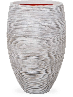 Capi bloempot nature rib elegant deluxe 45x72 cm ivoorkleurig - thumbnail