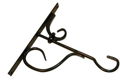 Nature nmurhaak smeedijzer zwart 35cm