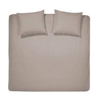 Cinderella dekbedovertrek Uni flanel - taupe - 200x200/220 cm - thumbnail