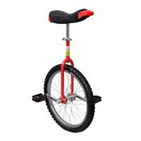 VidaXL Eenwieler verstelbaar 20 inch rood - thumbnail