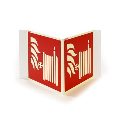 Brandslang panorama bord fotoluminescerend - 200 x 200