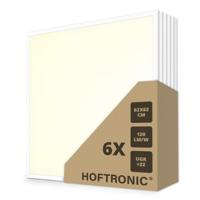 6x LED Paneel - 62 x 62 cm - 36 Watt - 4320lm (120lm/W) - 3000K warm wit - Flikkervrij - UGR22 - 50.000 branduren - Incl. Philips Certa Drive driver - thumbnail