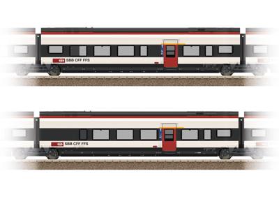 TRIX H0 23283 H0 uitbreidingsset 3 voor de Giruno van de SBB J(A4) 1e klas en K(A3) 1e klas TRIX H0 23283 H0 uitbreidingsset 3 voor de Giruno van de SBB J(A4) 1e klas en K(A3) 1e klas