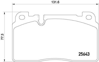 Remblokken set P85122
