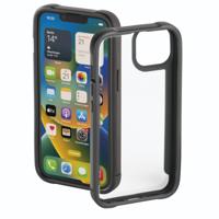Hama Cover Metallic Frame Voor Apple IPhone 14 Plus Transparant/zwart - thumbnail