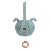 Lässig gebreide muziek mobiel, 100% organic cotton, Little Chums Dog - thumbnail
