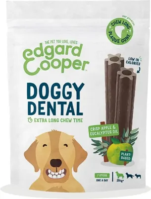Edgard & Cooper Doggy Dental Appel & Eucalyptus Large 7 sticks Edgard & Cooper Doggy Dental Appel & Eucalyptus Large 7 sticks