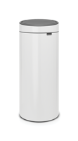 Brabantia touch bin afvalemmer 30 liter white - thumbnail