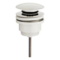 Wiesbaden Caral clickwaste afvoerplug 5/4" mat wit - thumbnail