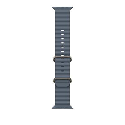 Apple Watch Band - Ocean Band - 49 mm - Ankerblauw - One Size