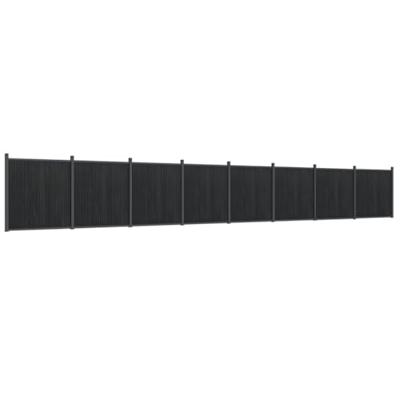 Schuttingpaneel 1391x186 cm HKC grijs