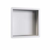 Inbouwnis Brauer Box Met Flens 30x30cm Geborsteld RVS - thumbnail