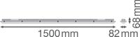 LEDVANCE Damp Proof LED-lamp voor vochtige ruimte LED LED vast ingebouwd 46 W Koudwit Grijs - thumbnail