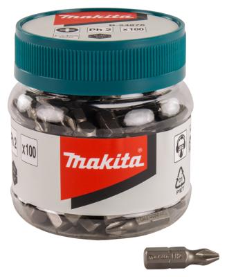 Makita Accessoires Schroefbit PH2x25mm pot 100st - B-24876