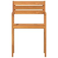 Tuinstoelen 2 st 50x53x80 cm massief acaciahout - thumbnail