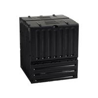 Compostvat eco king 400 liter zwart - thumbnail