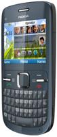 Nokia C3 smartphone (6,1 cm (2,4 inch) display, Bluetooth, 2 megapixel camera, QWERTZ-toetsenbord) grijs - thumbnail