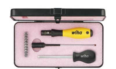 Wiha TorqueVario®-S ESD Momentschroevendraaier Werkplaats, Elektronica en fijnmechanica 14-delig 0.4 - 1 Nm DIN EN ISO 6789