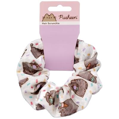 Pusheen Hair Scrunchie White Ice Cream