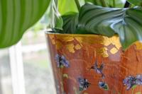 TS Collection bloempot dreamy hummingbird kunststof, metaal 18x16cm dreamy hummingbird - thumbnail