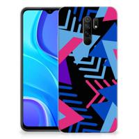 Xiaomi Redmi 9 | TPU Hoesje | Funky Triangle - thumbnail