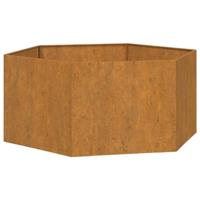 VidaXL Plantenbak roestig 90x90x45 cm cortenstaal - thumbnail