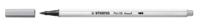 STABILO Pen 68 brush, premium brush viltstift, middel koud grijs, per stuk - thumbnail