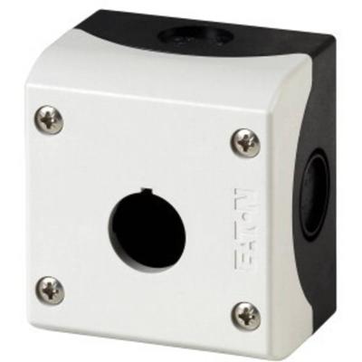 Eaton M22-I1 216535 Surface mounted housing 1 inbouwplaats, Voor bodembevestiging (Ø x h) 22 mm x 80 mm Antraciet 1 stuk(s)