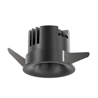 Lucide SNAXX - Inbouwspot - Ø 8 cm - LED Dimb. - CCT - 1x12W 2700K/4000K - Mat zwart chroom | Premium Lucide SNAXX - Inbouwspot - Ø 8 cm - LED Dimb. - CCT - 1x12W 2700K/4000K - Mat zwart chroom | Premium
