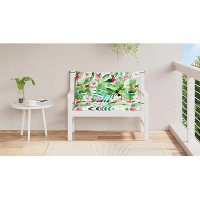 VidaXL Tuinbankkussens 2 st 100x50x7 cm stof meerkleurig VidaXL Tuinbankkussens 2 st 100x50x7 cm stof meerkleurig