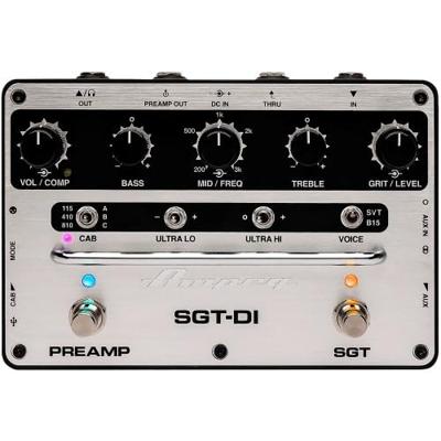 Ampeg SGT-DI basgitaar preamp DI pedaal