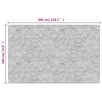 Vloerkleed wasbaar anti-slip 190x300 cm beige - thumbnail
