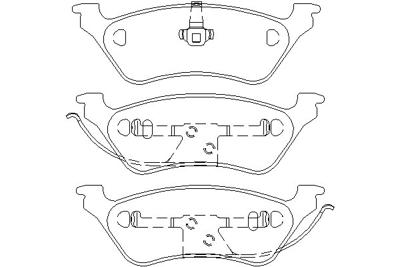 Remblokken set 2403601 Remblokken set 2403601