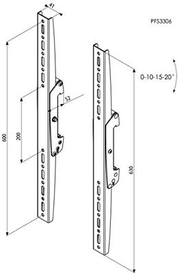 TV houder Vogel's 7233060 80 kg