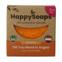 Happysoaps Shampoo bar oil you need argan 1 Stuks - thumbnail