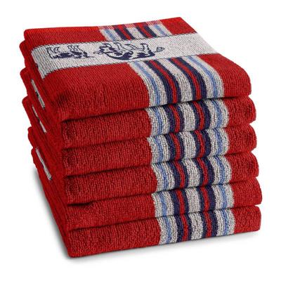 DDDDD Keukendoek Friesian red 50x55cm