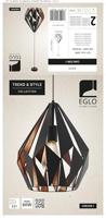 Eglo HanglampCarlton 1 31cm zwart met koper - 49254 - thumbnail