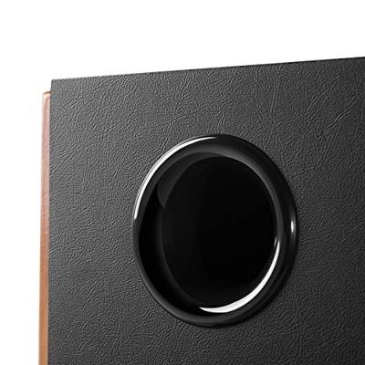 Edifier: S1000MKII Actieve Boekenplank Speakers 2 stuks - Zwart/Bruin