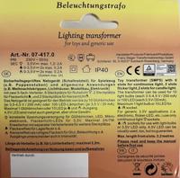 Kahlert Licht 60976 Verlichtingstransformator 230 V Met stroomverdeler - thumbnail